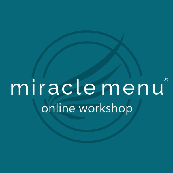 Miracle Menu Online Workshop